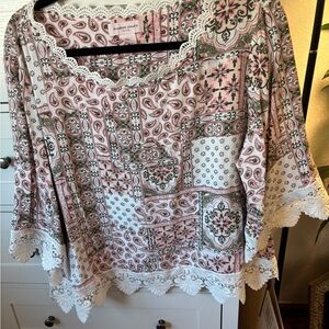Allison Daley Boho Top in Size PXL